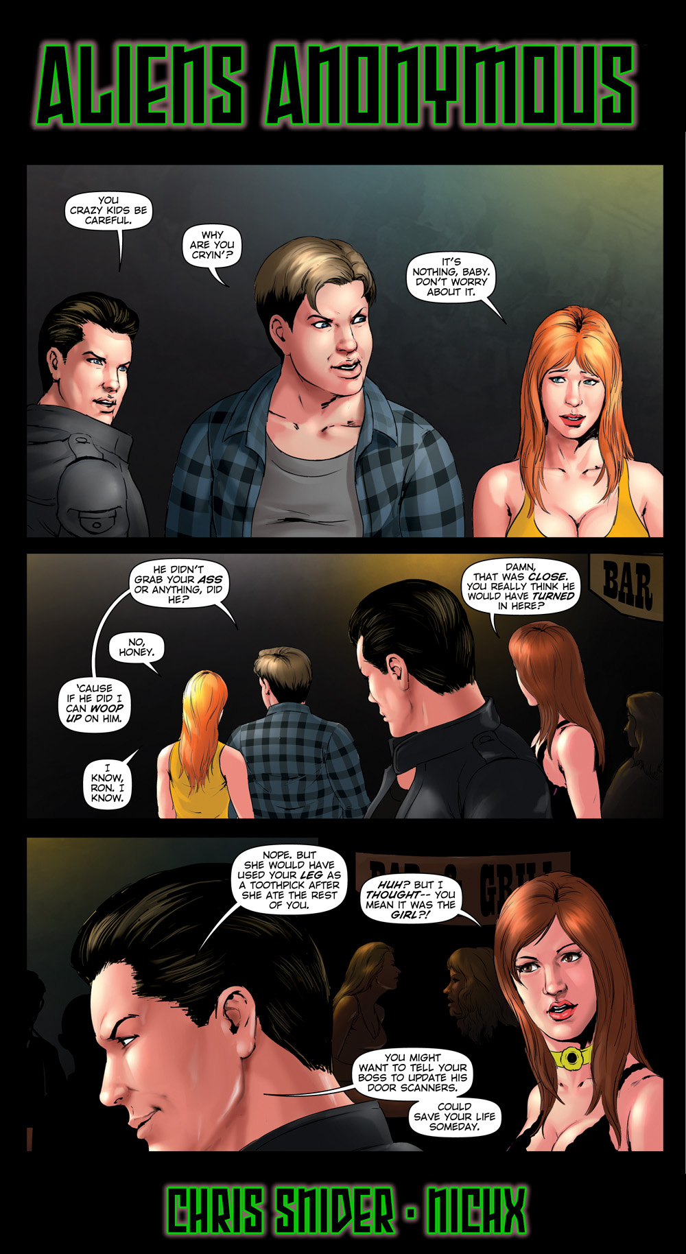 It’s Comic Book Tuesday! Aliens Anonymous Continues…(#7)