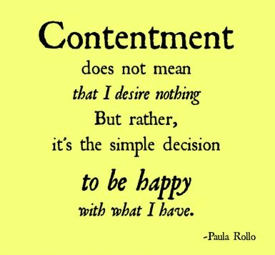 Contentment - 2