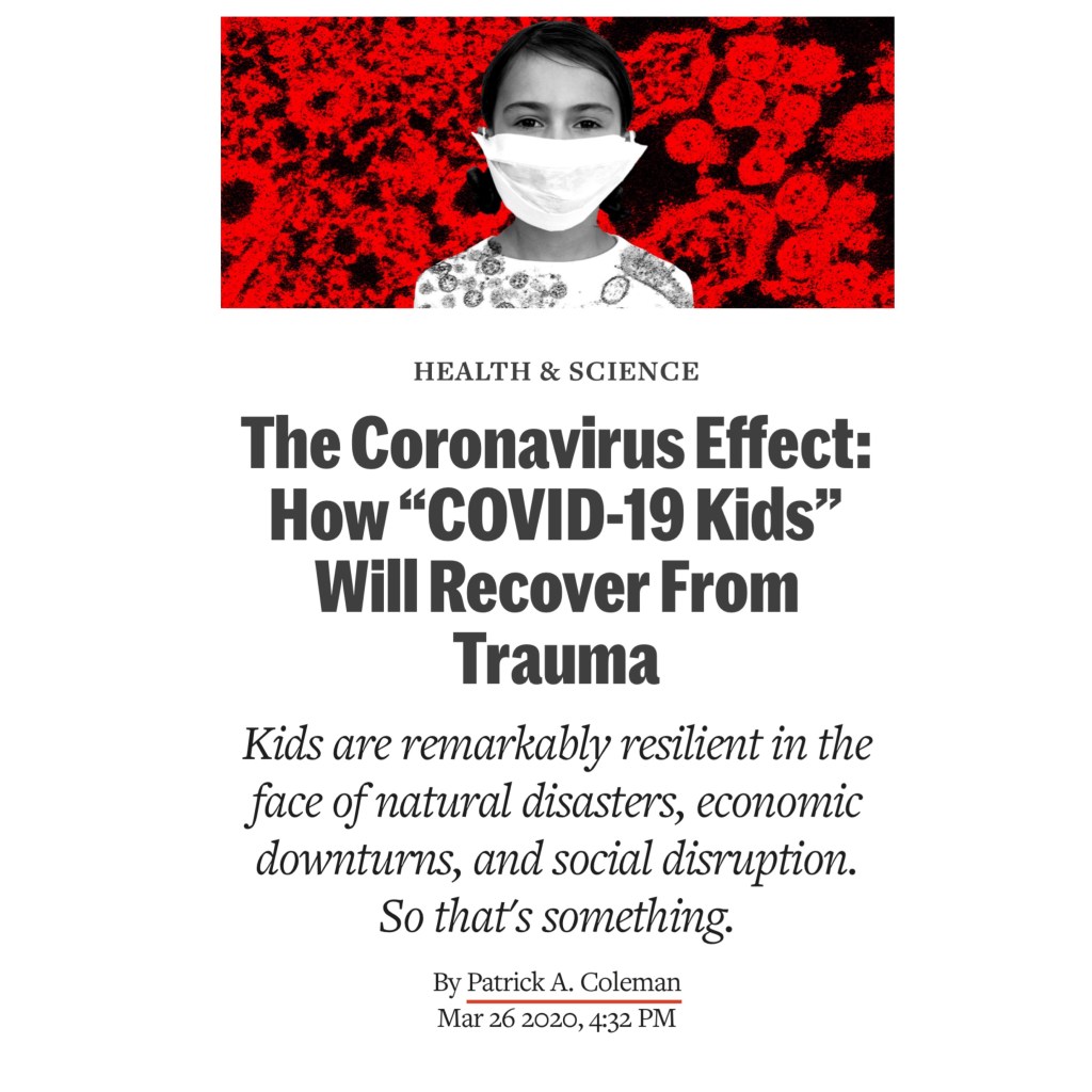 Raising Resilient Children in the Wake of the COVID-19&nbsp;Pandemic